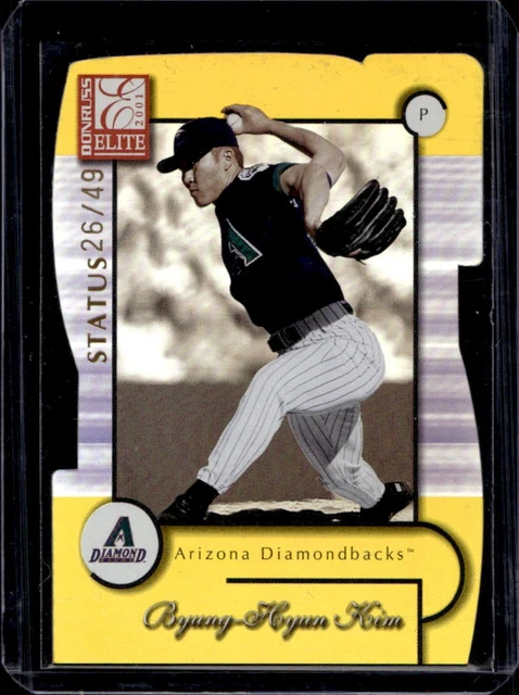2001 Donruss Elite Byung-Hyun Kim Status #26/49 Diamondbacks