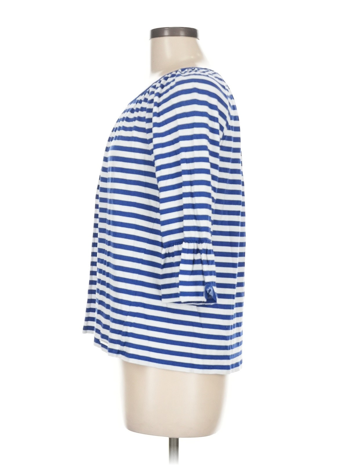 MICHAEL Michael Kors Women Blue 3/4 Sleeve T-Shirt M thumbnail 4