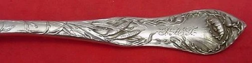 Lotus by Manchester Sterling Silver Berry Spoon 8" - Image 2 of 2