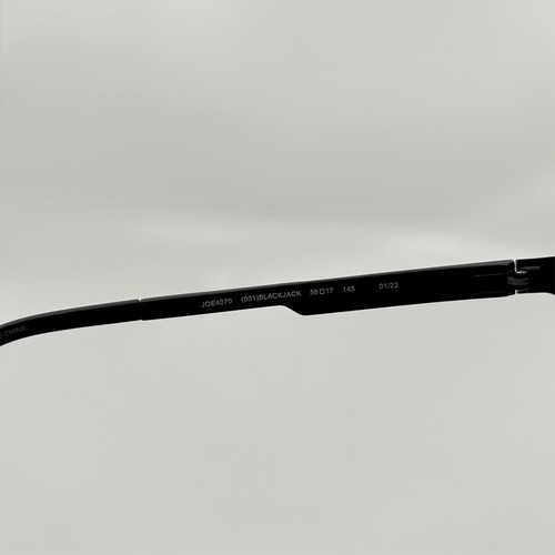 Joe4070 001 Black Jack Eyeglasses Frames Mens Half Rim Black 56-17-145 3047 - Picture 5 of 7