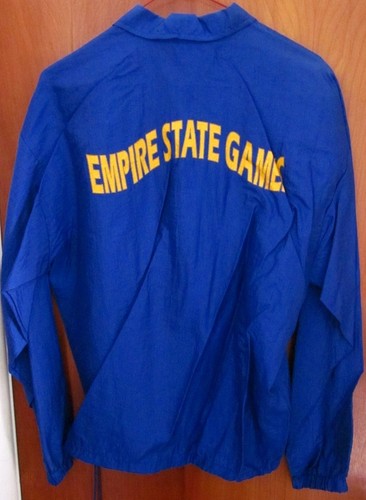 EMPIRE STATE GAMES vtg small 1996 Lake Placid nylon windbreaker New York - Picture 3 of 3
