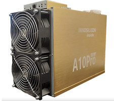 Innosilicon A10 Pro Asic Miner 720mh/s ,1300w , 220 PSU