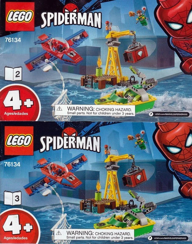 Instructions 2 &amp; 3 Only For LEGO Spider-Man: Doc Diamond Heist 76134 | eBay