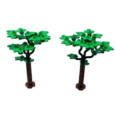 2 Pack LEGO® Trees NEW Leaf Leaves Moc A Park Forest City Green Lego Brand Parts