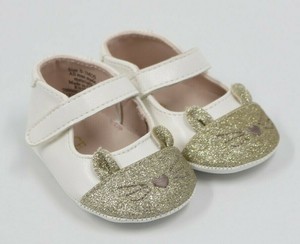 baby girl gold shoes size 3