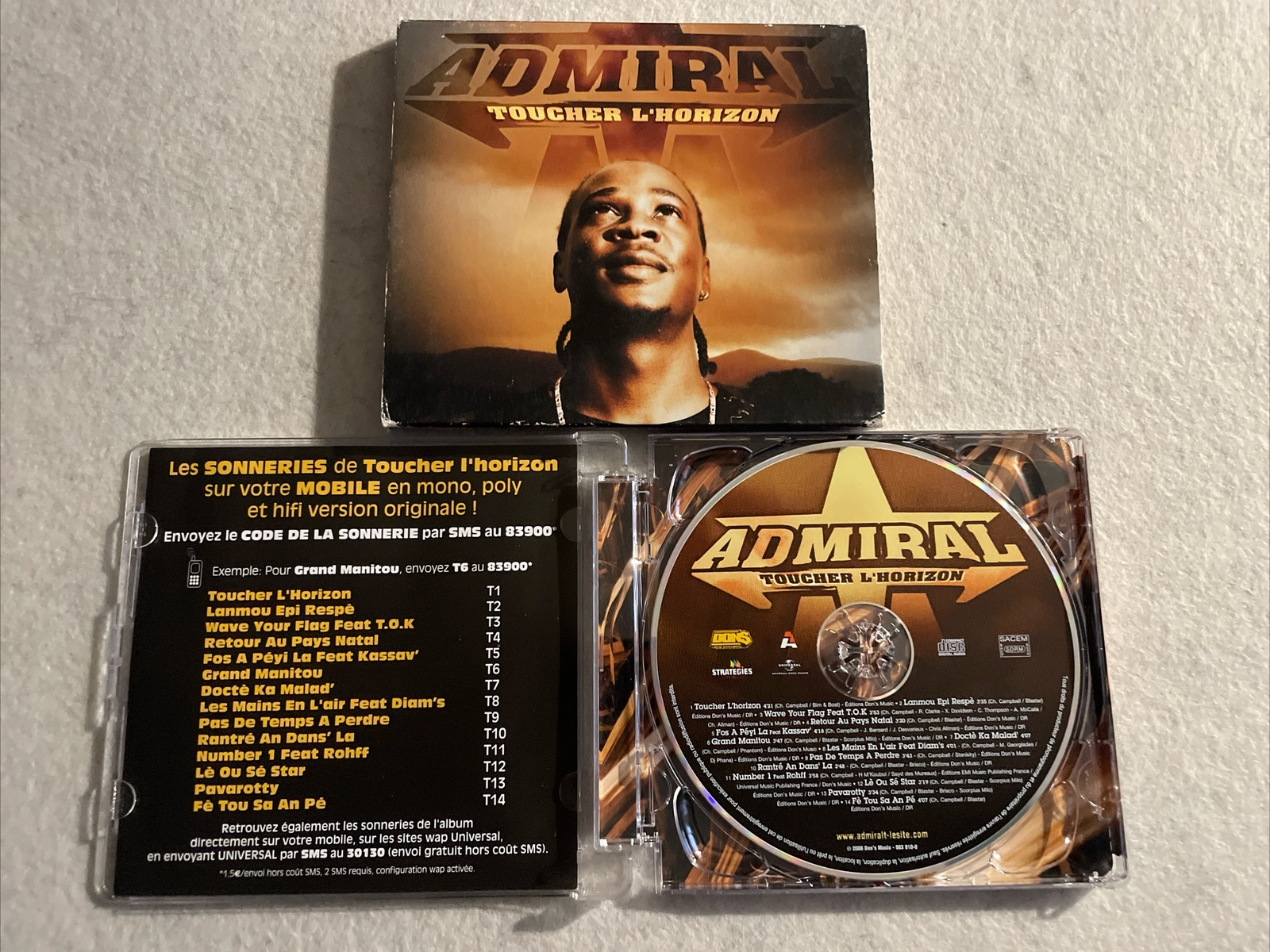 Admiral T Toucher L'Horizon CD Album eBay