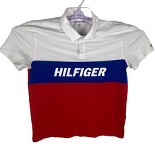 Tommy Hilfiger Mens Sport Quick Dry Regular Fit Short-Sleeve Polo Shirt Size L