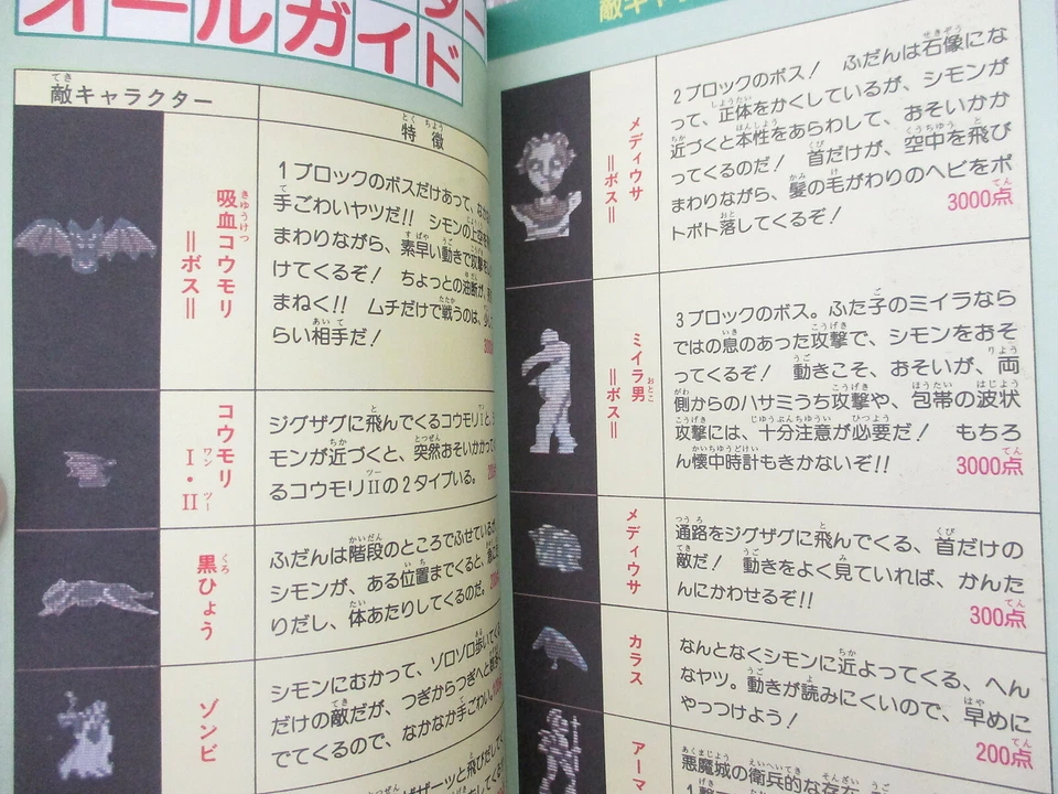 CASTLEVANIA Akumajo Dracula Guide Nintendo Famicom NES 1986 Japón Libro 16 Foto 3 de 4