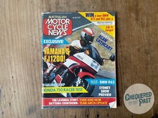 Vintage Feb 1986 AUSTRALIAN MOTOR CYCLE NEWS Magazine FJ1200 BMW R26 750 Racer
