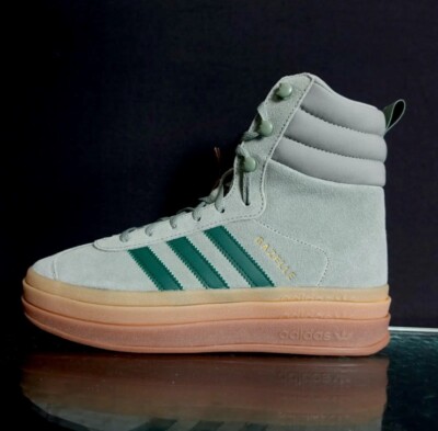 Adidas Originals Gazelle Shoes in Silver Green Women's Size 7.5 NEW | eBay
