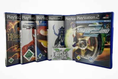    PlayStation 2 PS2 USK12 Need for Speed Spyro Sly Spiderman Crash FIFA   