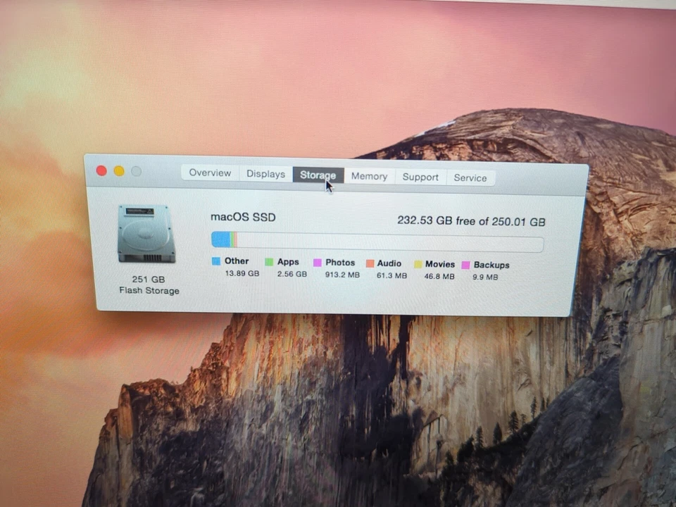 Apple iMac 2013 A1418 21.5" i5-4570R 2.7ghz/8GB RAM/250GB SSD /10.10 OS (*READ)- - Image 4 of 4