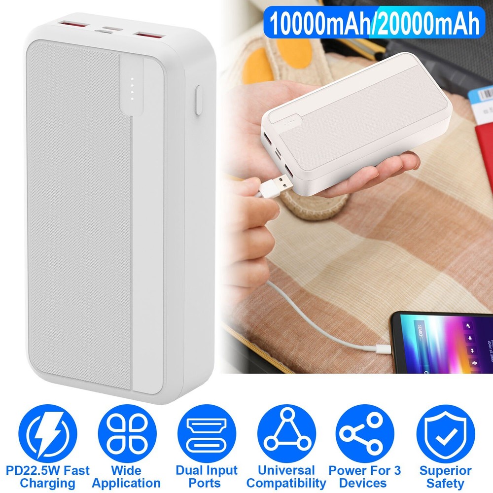 Portable Power Bank for Heated Vest Fast Charging External Battery Backup  