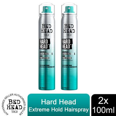 Bed Head by TIGI Hard Head Haarspray für langanhaltenden extremen Halt 100 ml, 2er Pack