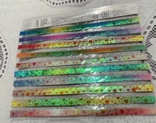 Pearl Shiny Lucky Star Folding Origami Paper, US SELLER! More than forty pattern