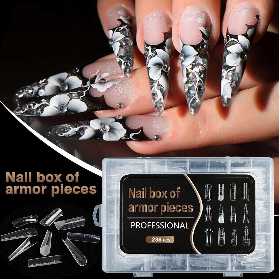 Dual Nail Forms - 12 Shapes - 288pcs - image 4 of 4