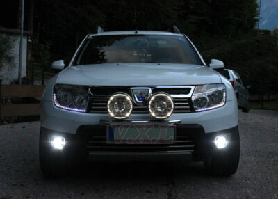 Dacia Duster 2010-2012 Canbus Pair Bulbs Fog LED Bright 6000K White Light 2800Lm