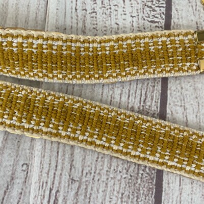 Gold scale belt w/decorative leaf buckle elastic stretch & clasp hook closure Gold scale belt w/decorative leaf buckle elastic stretch  main image 4