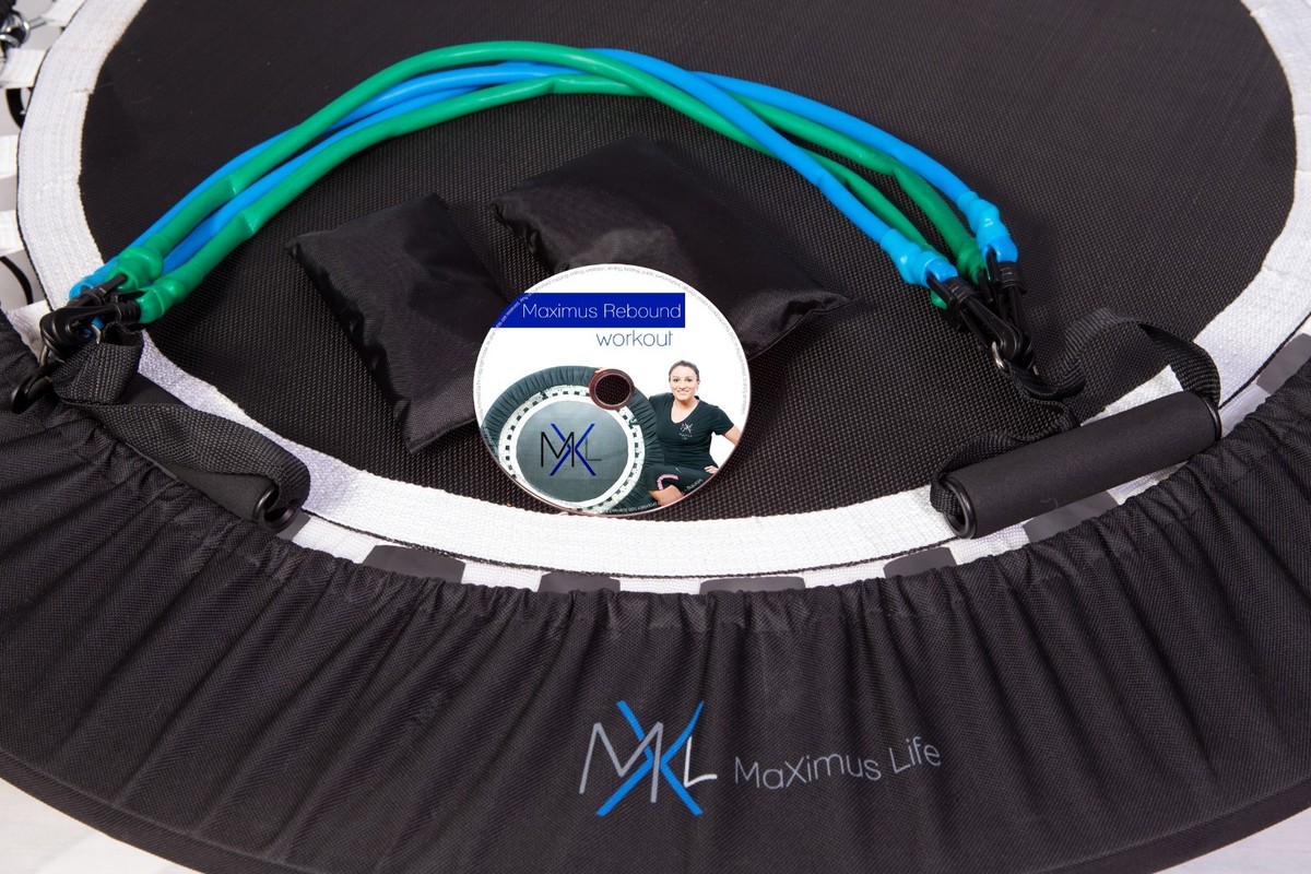 Maximus Pro Folding Rebounder Fitness Trampoline Indoor Mini