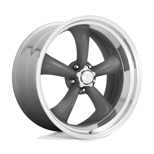 American Racing VN215 Classic Torq Thrust II 20x8 5x114.3 0mm Mag Gray Mach Lip