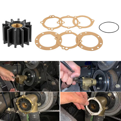 Water Pump Impeller Repair Kit for Volvo Penta 835874 Cooling Pump Impeller 