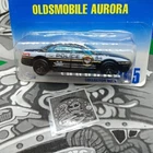 Vintage Hot Wheels 1992 Oldsmobile Aurora Police Car Collector #265 Black