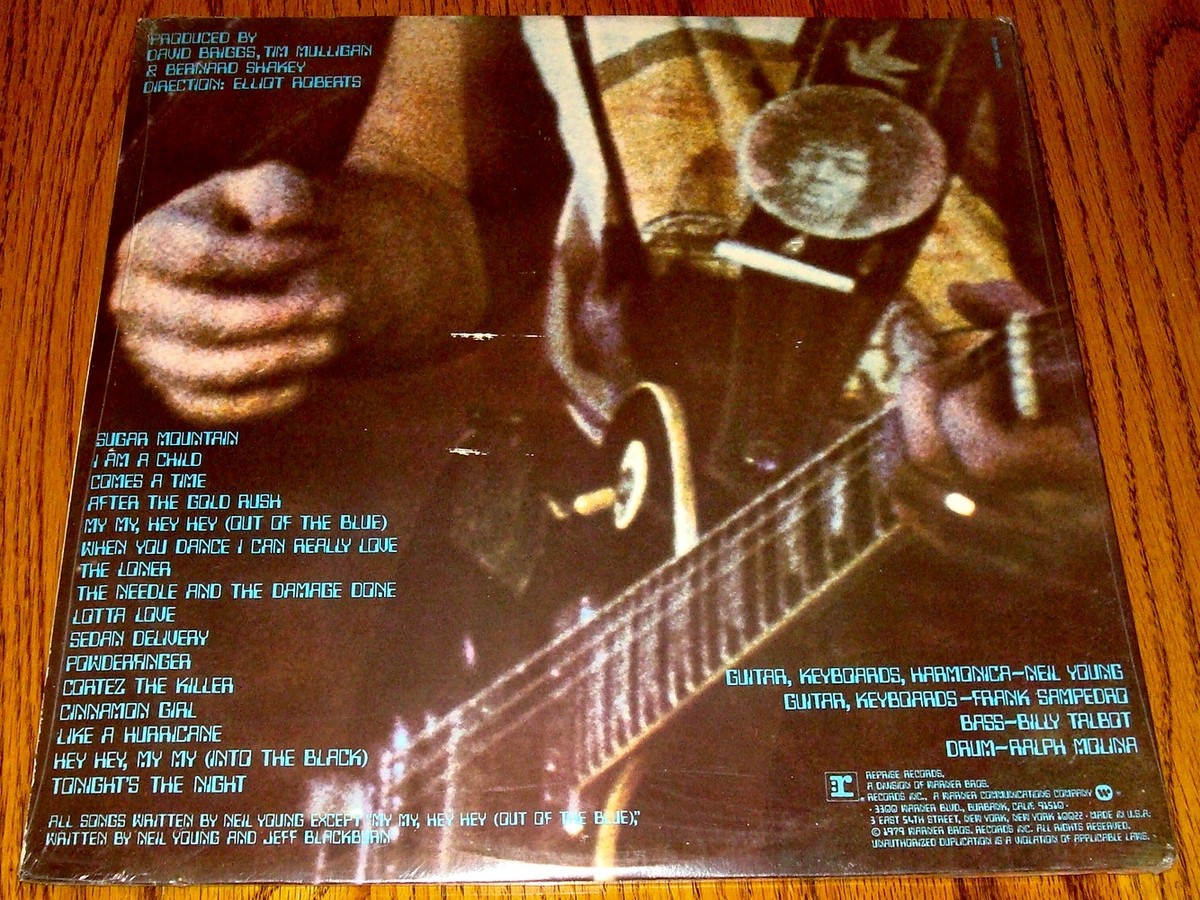 NEIL YOUNG & CRAZY HORSE LIVE RUST ORIGINAL DOUBLE 12