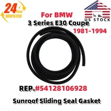Sunroof Sliding Seal Gasket #54128106928 For 1981-1994 BMW 3 Series E30 Coupe