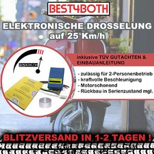 Mofadrossel elektronisch Piaggio TPH 50 C29 C215M *0054* Drosselsatz 25 Km//h TÜV