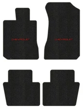 Lloyd Berber Front & Rear Mats for '87-90 Chevy Beretta w/Chevy Red on Black