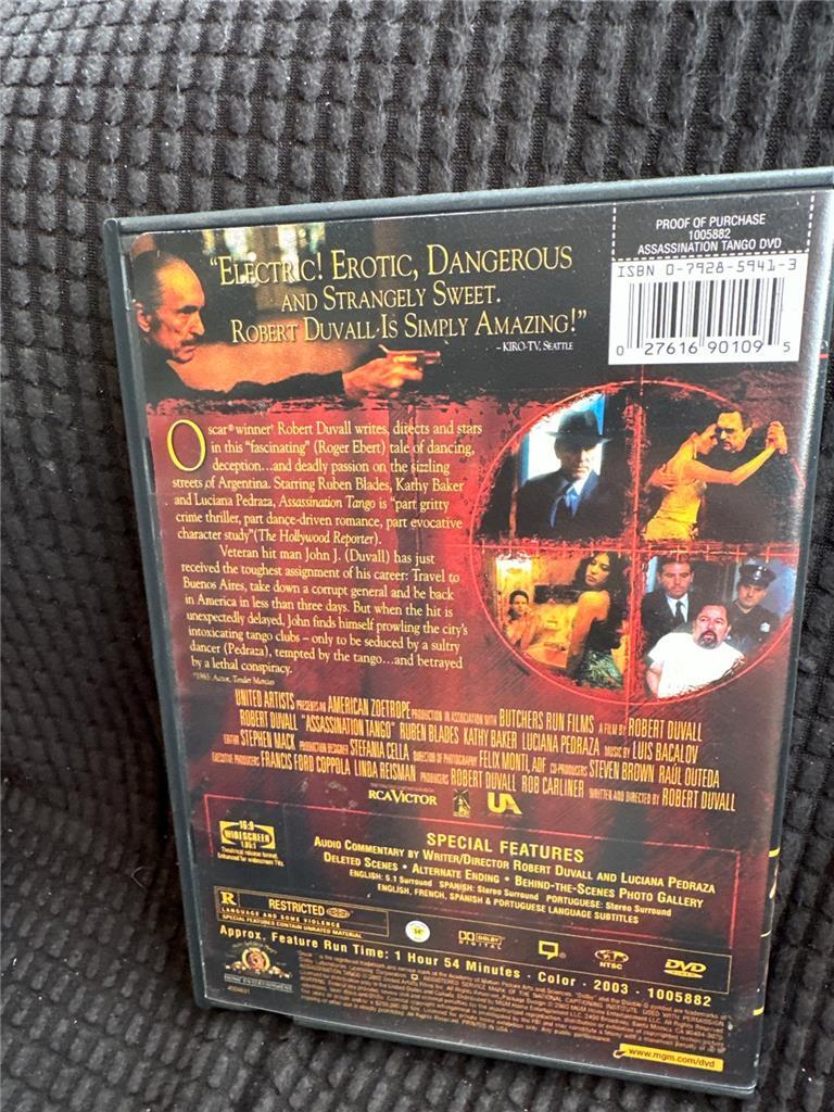 Assassination Tango (DVD, 2003). Robert Duvall 27616901095| eBay