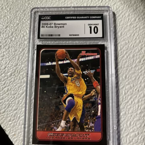 2006 Bowman Kobe Bryant #6 CGC GEM MINT 10