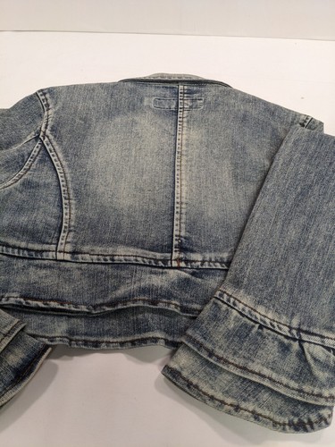 Miss Posh Medium Wash Denim Jacket Women’s Size 10 Short & Decorative - Picture 8 of 14