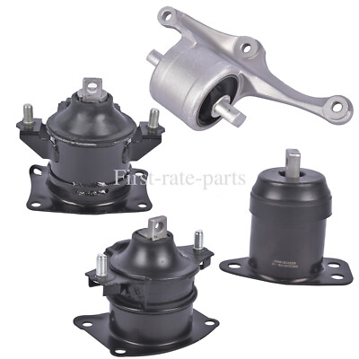 4pcs Engine Motor & Transmission Mount for 2005-2008 Acura RL V6 3.5L MK195