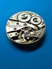 16 SIZE WALTHAM 21 JEWEL CRESCENT ST MODEL 1899 POCKET WATCH MOVEMENT PARTS