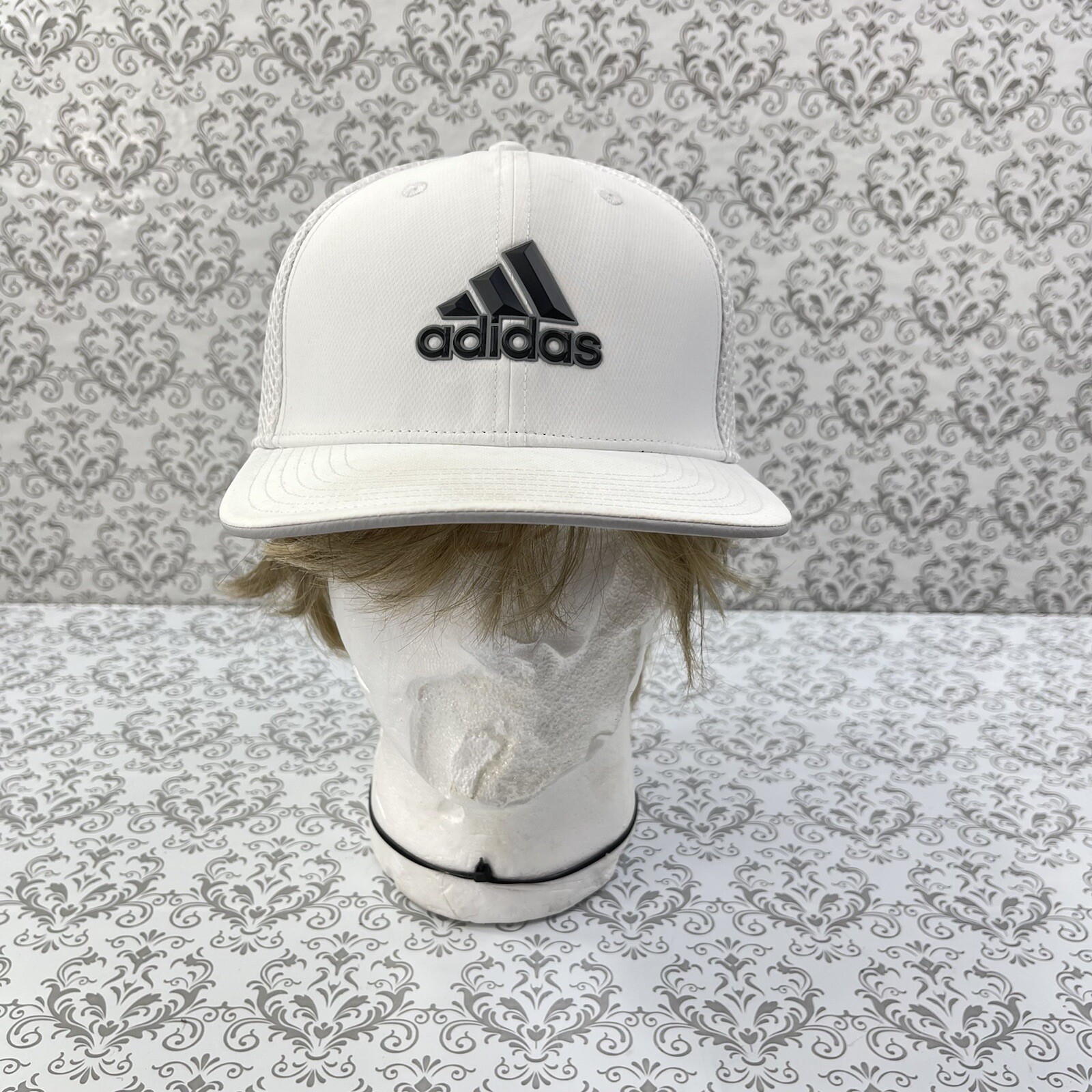 Adidas Sport Breathable Golf Performance White Ball Hat Cap Men's Size L/XL