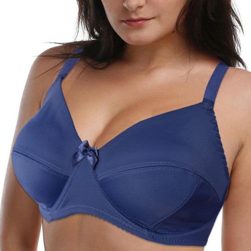 UK 36-60 AABCDEF Ladies Plus Size Bras Unpadded Underwire Minimiser Bra Bralette - Picture 17 of 35