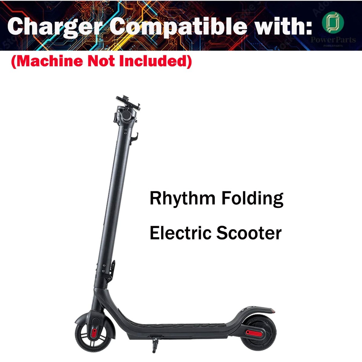 AC Adapter For Jetson Rhythm JRHYTM-BLK Folding Electric Scooter