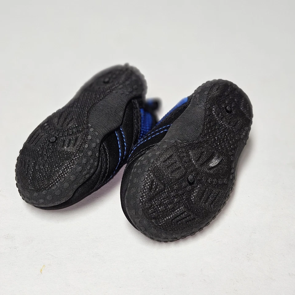 考拉孩子男宝宝蓝色水鞋鲨鱼尺寸 3 黑色蓝色  — 第 4/4 张图片