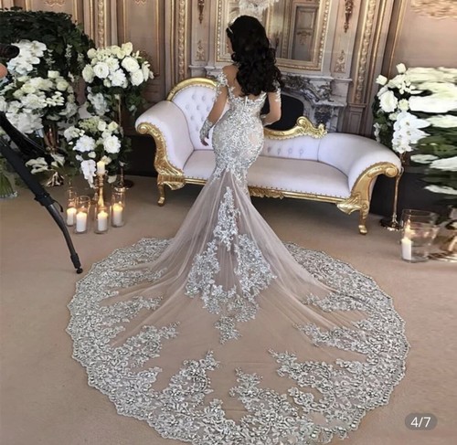 Wedding Dress Mermaid long sleeve 