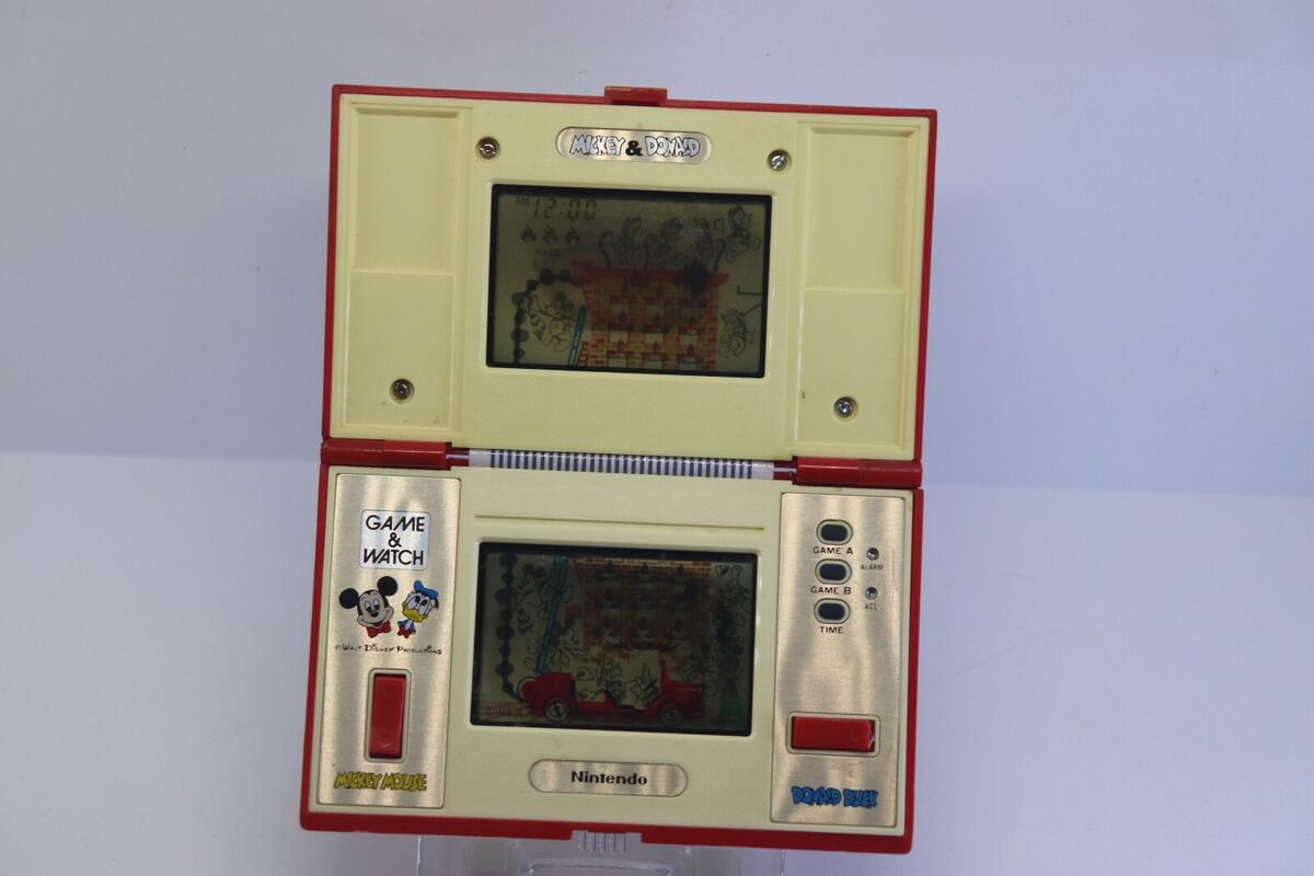 Nintendo Game Watch Multi Screen Mickey & Donald Dm-53 1982 Nintendo Game Watch Multi Screen Mickey & Donald Dm-53 1982