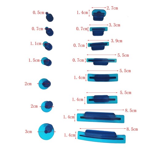 Dent Puller Removal Tool Auto Paintless Dent Repair Glue Tabs For T Bar Hammer - Picture 6 of 6