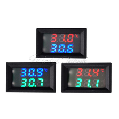 DC4~30V LED Display Thermometer Digital Temperature Sensor W/NTC Ring/Rod Probe