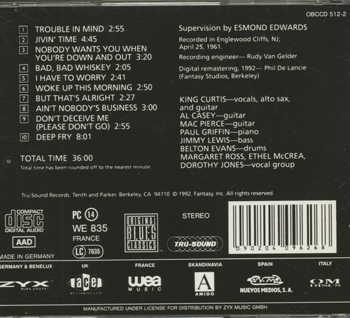 King Curtis - Trouble In Mind (CD) - The Blues - 第 2/2 張圖片