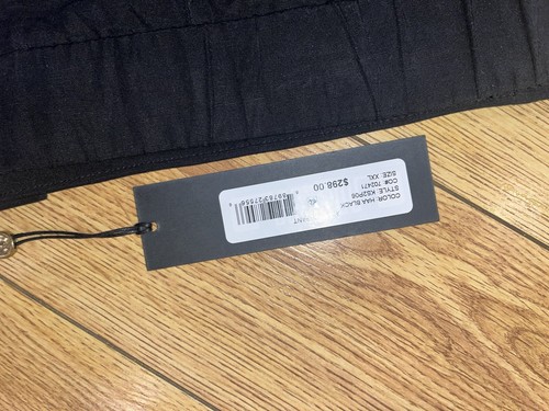 Designer Kobi Halperin black elastic waist causual zip front black pants $298 ne - Picture 5 of 6