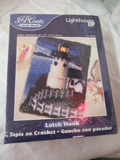 2000 J.P. Coats Latch Hook Rug Kit Lighthouse