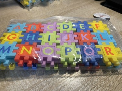 NWT 54 count puzzle connectors-Uppercase & lowercase letters