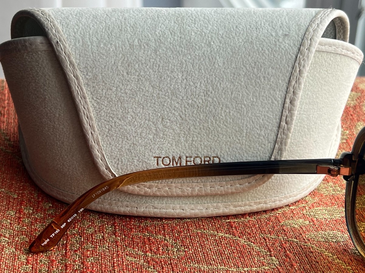 Tom Ford Ingrid TF 163 98P Tortoise Brown Frame & Bronze Lens