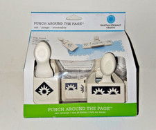 Martha Stewart Crafts STAR BURST Punch Around The Page Set Scrapbook Card making