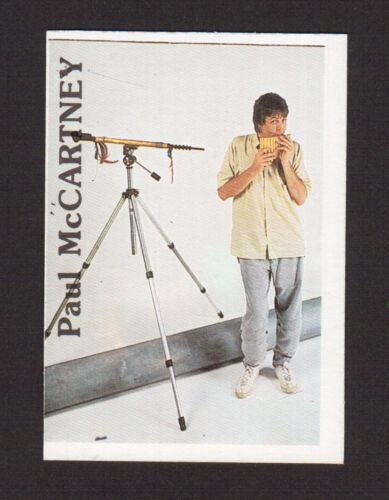 Paul McCartney Beatles Wings Vintage 1983 Pop Rock Music Card from Spain #85 - Picture 1 of 2